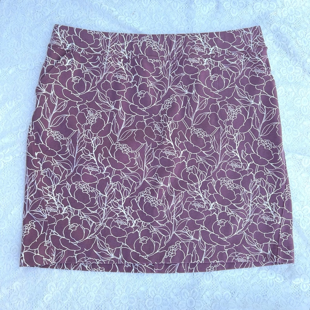 Duluth pink pattern skirt pockets size xl